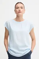 Halenka United Colors of Benetton dámská, modrá barva, hladká, 52M9DQ0BI