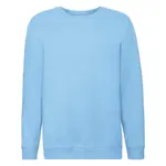 Modrá detská mikina Set-In Sweat Fruit of the Loom