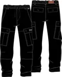 Lonsdale pánské cargo kalhoty regular fit