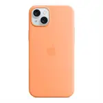 Pouzdro Silicone Case with MagSafe pro Apple iPhone 15 Plus, orange sorbet