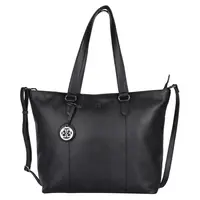 Dámska kožená kabelka Bellicci Tinna - čierna