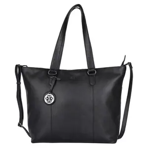 Dámska kožená kabelka Bellicci Tinna - čierna