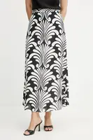 Sukně Luisa Spagnoli černá barva, midi, áčková, 541768