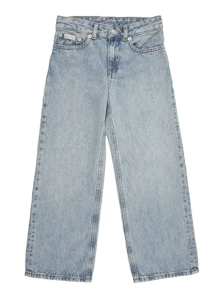 Calvin Klein Jeans Džínsy 'Wide Leg'  modrá denim