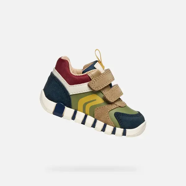 Boys' First Steps Geox Iupidoo Khaki - Boys