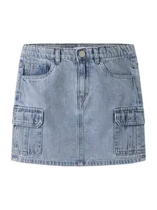 NAME IT Sukňa  modrá denim