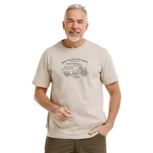 Bushman Pánské tričko Legend Jawa 20, béžové L