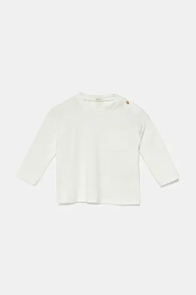 Dětské bavlněné tričko s dlouhým rukávem United Colors of Benetton