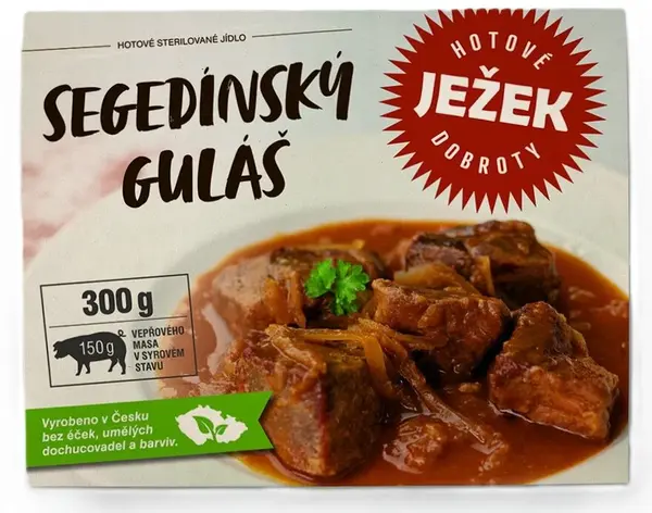 Ježkovy krabičky segedínský guláš 300 g