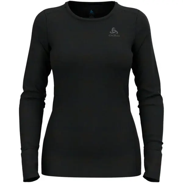 Odlo THE NATURAL MERINO 200 Dámske termotričko s dlhým rukávom, čierna, veľkosť
