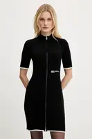 Šaty Karl Lagerfeld Jeans černá barva, mini, přiléhavé, A3W13013