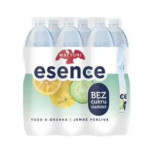 Mattoni Esence yuzu a okurka bez cukru 6x1,5 l