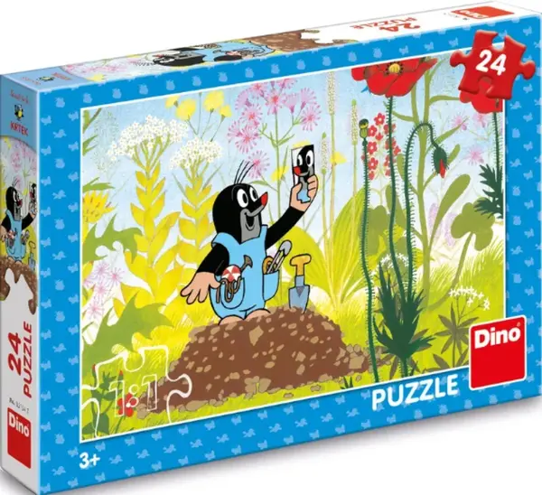 Puzzle Krtek v kalhotkách - 24 dílků