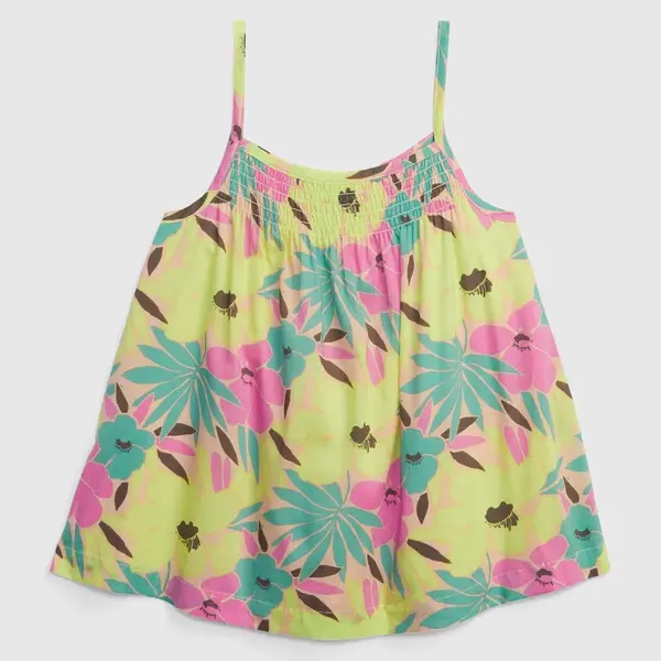 GAP Dětský květovaný top na ramínka - Holky