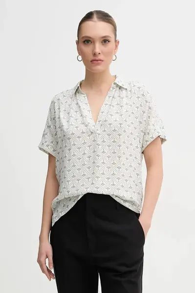 Halenka Joop! dámská, bílá barva, vzorovaná, 30046631