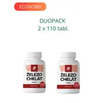 DR. FLEMING Železo Chelát 14mg +10% gratis 220ks DUOPACK