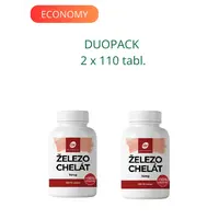DR. FLEMING Železo Chelát 14mg +10% gratis 220ks DUOPACK