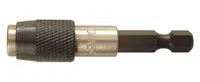 Držák - adaptér na bity 1/4" s aretací a magnetem, 60 mm - JONNESWAY D160MH1QD