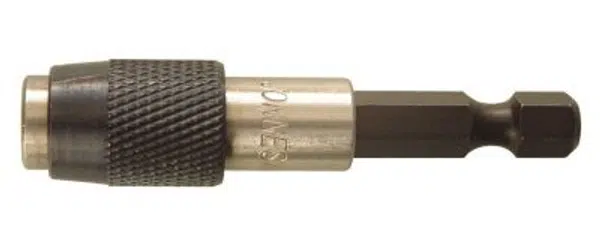 Držák - adaptér na bity 1/4" s aretací a magnetem, 60 mm - JONNESWAY D160MH1QD