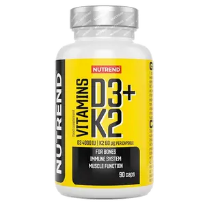 Nutrend VITAMINS D3+K2, 90 kapsúl