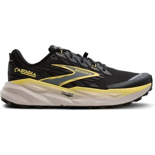 BROOKS CASCADIA 19 M Pánská běžecká obuv, černá, velikost 44.5