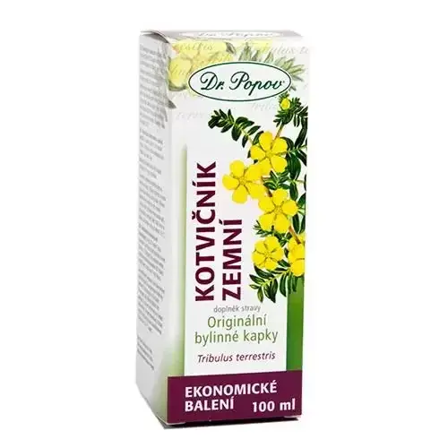 Dr.popov Kapky Bylinné Kotvičník Zemní 100ml