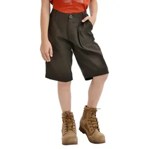 Bushman Dětske kraťasy Perth tmavohnedé 152