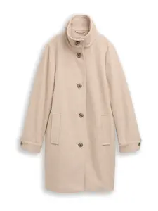 TOM TAILOR Prechodný kabát  krémová