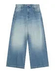 Bershka Džínsy  modrá denim
