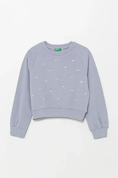 Dětská bavlněná mikina United Colors of Benetton