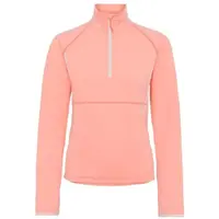 KARI TRAA MIKA Dámska flísová mikina, lososová, veľkosť