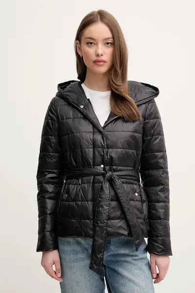 Bunda Sisley černá barva, přechodná, 233PLN05D