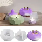 Faceted Hexagon DIY Silicone Candle Cup Molds