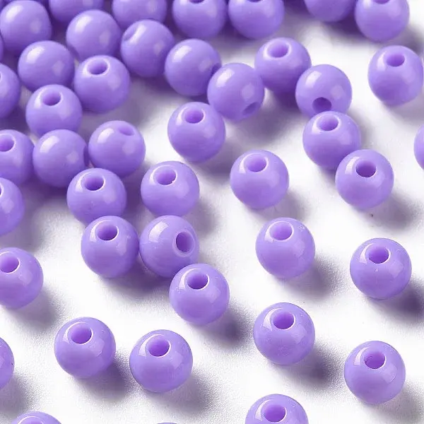Opaque Acrylic Beads