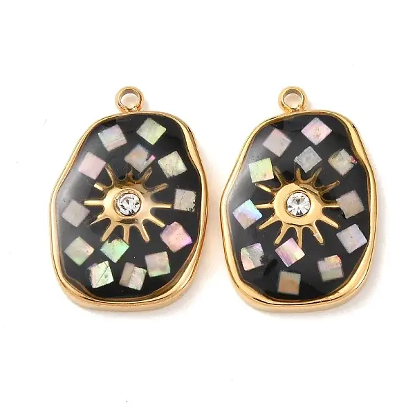 304 Stainless Steel Enamel Pendants