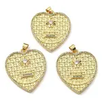 Brass with Cubic Zirconia Pendants