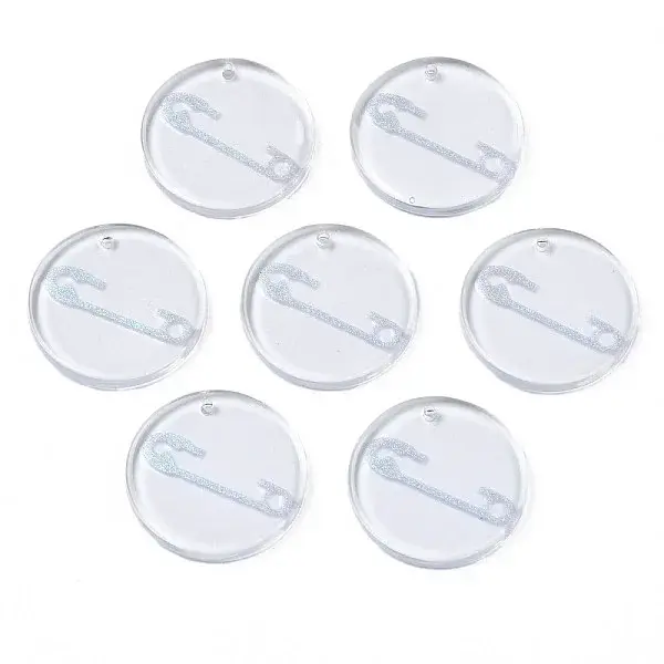 Transparent Resin Pendants