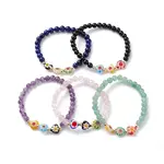 Natural Mixed Gemstone Beaded Bracelets