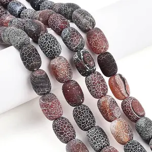Natural Weathered Agate Beads Strands