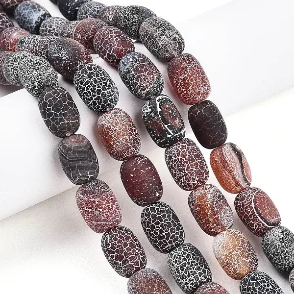 Natural Weathered Agate Beads Strands