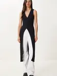 Happiness İstanbul Pletená vesta  čierna