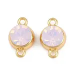 Brass Pave Cubic Zirconia Connector Charms