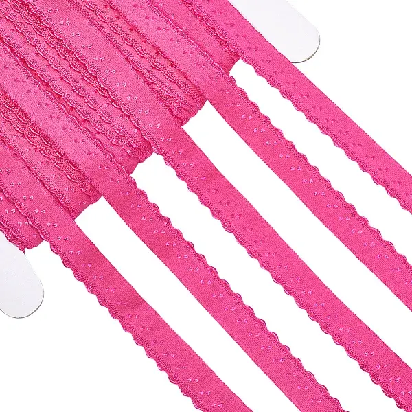 Chinlon Wavy Edge Elastic Band