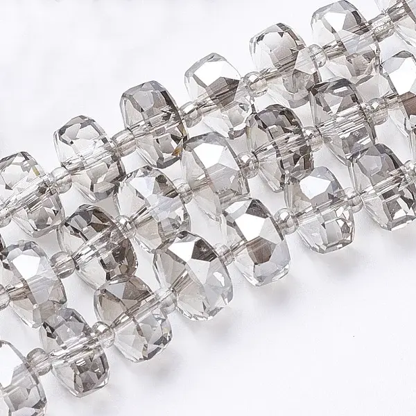 Electroplat Glass Beads Strands