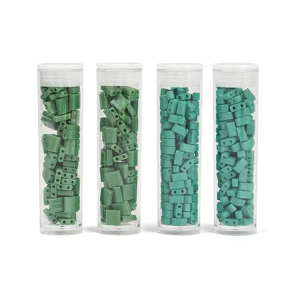 520Pcs 2 Style 2-Hole Glass Seed Beads