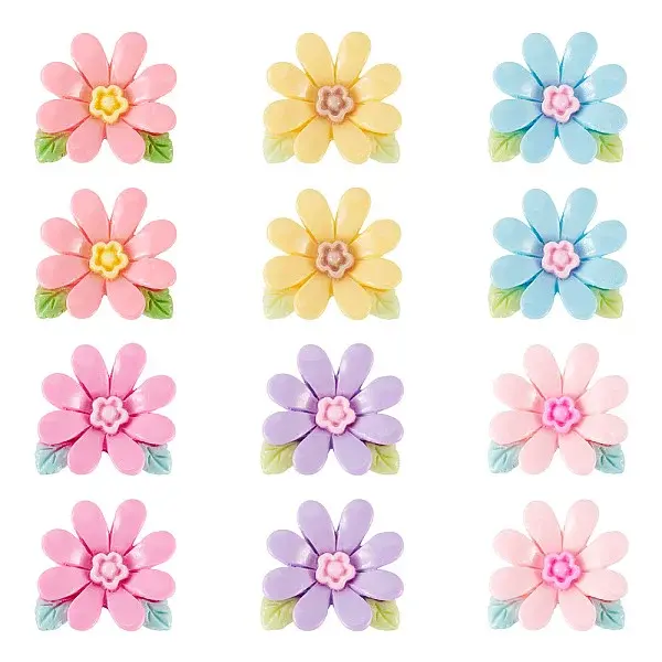 20pcs Opaque Resin Cabochons