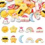 30Pcs 10 Styles Opaque Resin Cabochons