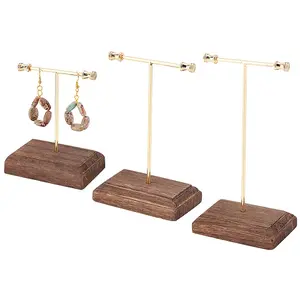 3 Sets 3 Sizes Iron Earring Display Stand Set