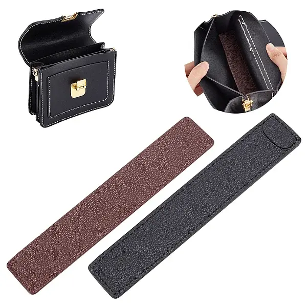 2Pcs 2 Colors Cowhide Bag Bottom Shapers