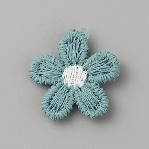 Two Tone Polyester Knitted Ornament Accessories